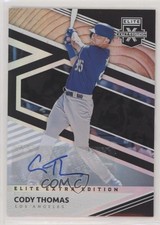 2020 Panini Elite Extra Edition Signatures Cody Thomas #109 Auto 0c2