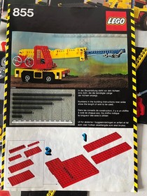 9x Lot Bundle Lego Technic Instructions 850 851 853 854 855 856 857 8859 8860