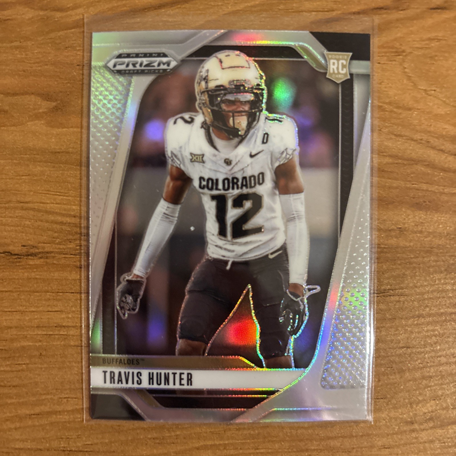 2025 Panini Prizm Draft Picks - Travis Hunter #21 Silver Prizm Refractor RC