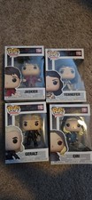Funko Pop The Witcher Netflix Lot of 4 Ciri Geralt Yennefer Jaskier #1191-1194 S