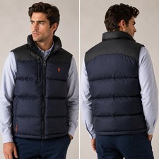 Polo Ralph Lauren Men  s Puffer Vest Polyester Shell 20 Down