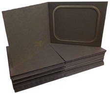 Photo Folders 5"x12" W/5"x6" Slot Set Of 63 Events Display Pictures Parties