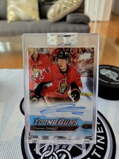 2019-20 Upper Deck Clear Cut Young Guns Thomas Chabot Auto #RTT-TC Senators