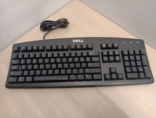 Genuine Dell SK-8110 Black PS/2 Wired Standard Desktop Computer Keyboard Only