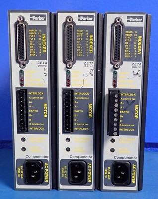 Parker Compumotor Zeta 4 Microstepping Drives | Lot of 3x for P&R