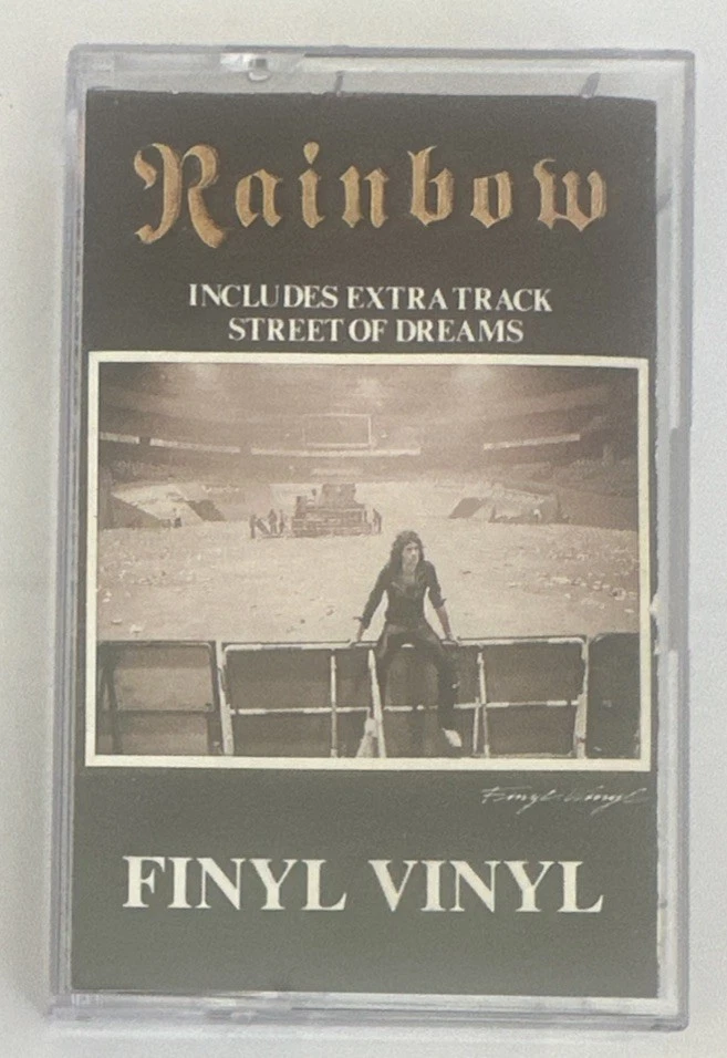 Rainbow "Finyl Vinyl" Cassette Tape 1986 - Classic Rock Album With Bonus Track - Image 2 of 4