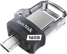 SanDisk Ultra Dual Drive 16GB USB Flash Drive Sealed (067)