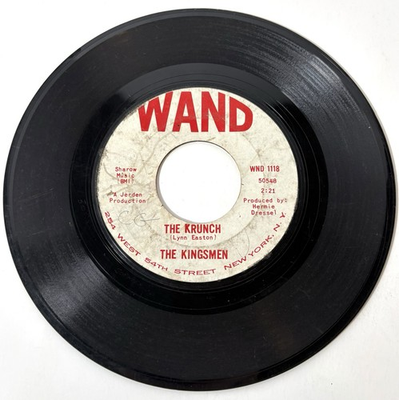 #ad #ad The Kingsmen Krunch Climb 45 Wand Records 7” Promo White Label Garage Single $9.99