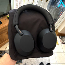 Sony WH-1000XM5 Bluetooth Wireless Over-Ear Headphones Built-In Mic Black