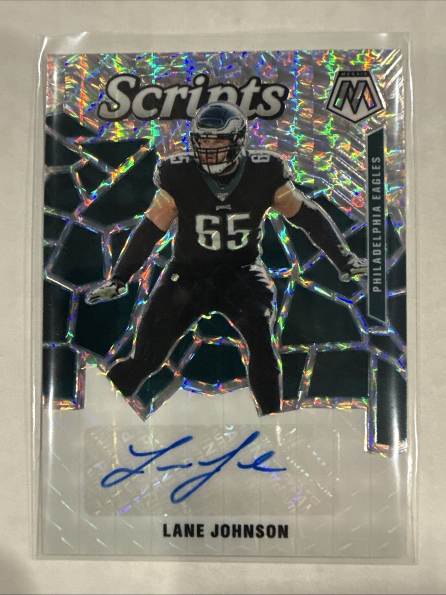 2020 Panini Mosaic Scripts #S44 LANE JOHNSON Prizm Autograph Auto