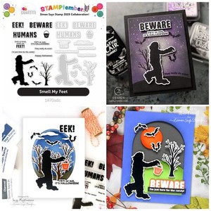 NEW-Stamptember 2025-This Calls For Confetti -Smell My Feet - Stamp and DieSet