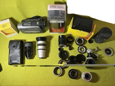 Kamera Foto Konvolut Canon Sony Soligor Objektive Blitz Zubehör Ersatzteile