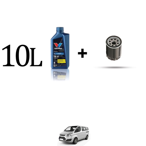 Set ÖLfilter Und 10L FüR Ford Tourneo Custom 2.0 Ecoblue 110Kw Von 2022-image