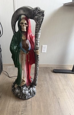 Santa Muerte 3 Colores  Nueva, Casi 3 Pies De Alto