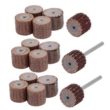 uxcell 15pcs 13mm Dia 120 Grit Sandpaper Flap Sanding Wheel 120 Grits