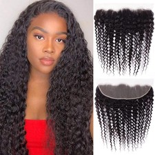 13x4 HD Lace Frontal Deep Wave Human Hair Wigs 200 Density Brazilian Pre-Plucke
