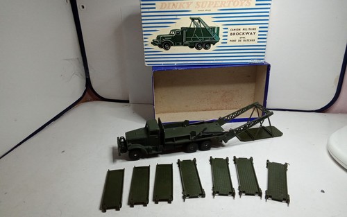 DINKY TOYS ANCIEN #884 CAMION MILITAIRE BROCKWAY INCOMPLET  EN BOITE bm #2 - Picture 1 of 13