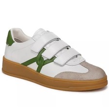 NEW Veronica Beard Reagan Mixed leather Triple-Grip Sneaker Size: 6