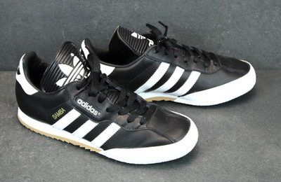 Adidas Samba Super Damen Sneaker Sportschuhe Gr. 38 schwarz weiß Leder FS187