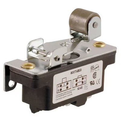 Telemecanique Sensors 9007Ab23 Snap Action Switch, Lever, Roller Actuator,