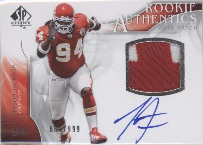 2009 SP Authentic Tyson Jackson #404 - 1 of 1