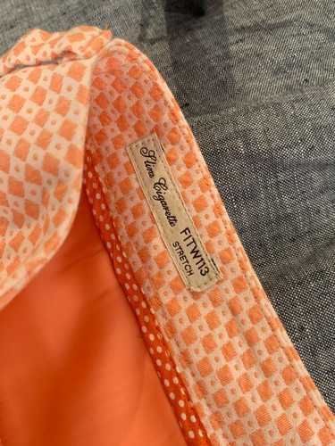Max Mara Weekend trousers 10 VGC W32 L25 Slim Cigarette ankle capri peach - Picture 7 of 8