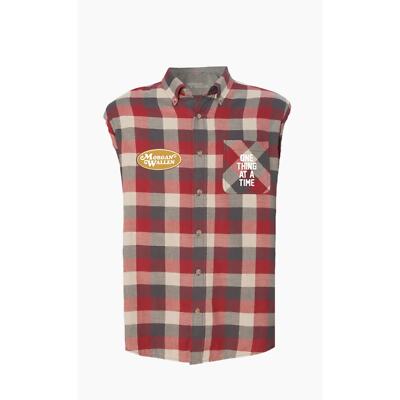 Official Morgan Wallen One Thing At A Time River Flannel Plaid Brand New XLarge