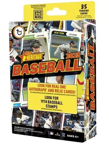 2023 Topps Heritage Baseball Factory Sealed Hanger Box