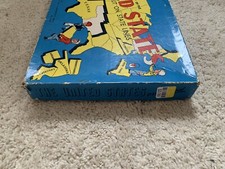 Milton Bradley authentic map on wood of the United States 1961