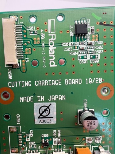 Roland Versacam SP-540V OEM Cutting Carriage Board 19/20 22915170-00 Japan - Picture 3 of 7