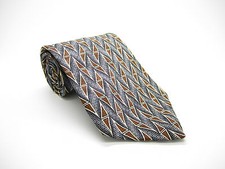 ASTRATTO Silk Multicolor Geometric Pattern Tie Made in USA