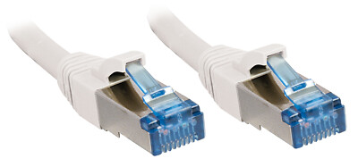 Lindy 47195 Cat6A S/FTP PIMF LSOH, weiß, 3.00m Patchkabel