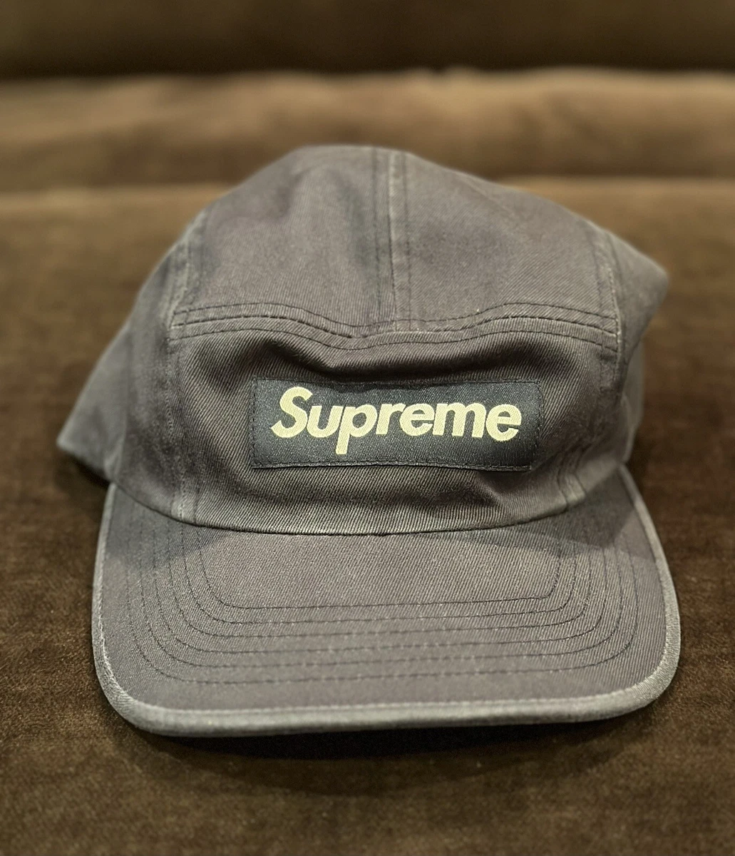 Supreme Washed Chino Twill Camp Cap Navy