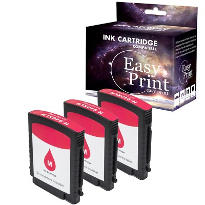 3PK HP940 3M Ink Cartridge InkJet Pro 8500  CA909n Pro 8500  CA909g Printers