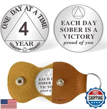 Sobriety Coin Sobriety Chips AA Chip AA Coins ONE Day at A TIME Sober Token R