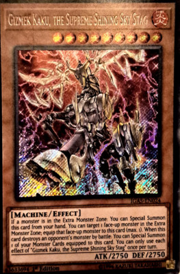 [Gizmek Kaku, the Supreme Shining Sky Stag][1stEdition][IGAS-EN024][Secret Rare]