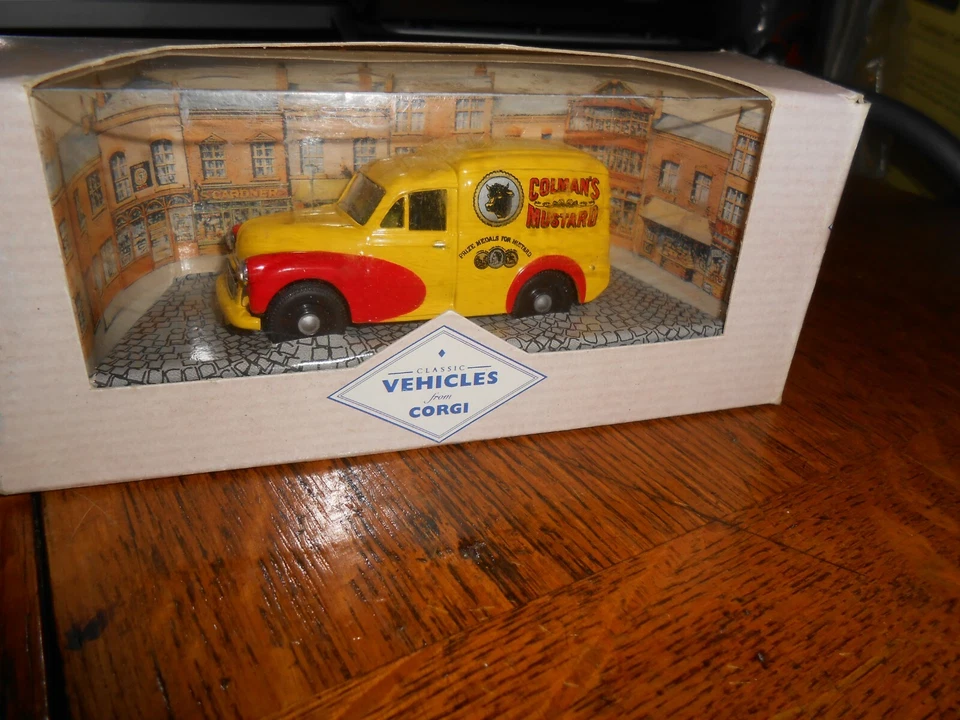 CORGI CLASSIC VEHICLES MORRIS 1000 VAN COLMAN'S MUSTARD 1:64 BRAND NEW FREE SHIP - Image 2 of 4