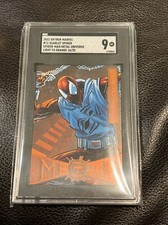 2022 Skybox Marvel Scarlet Spider #71 Metal Universe FX Orange /25 SGC 9