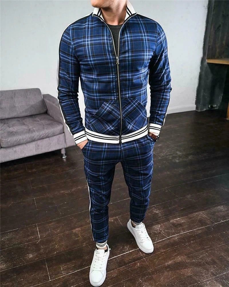 Blue Fabric: Lycra Gucci Mens Tracksuit