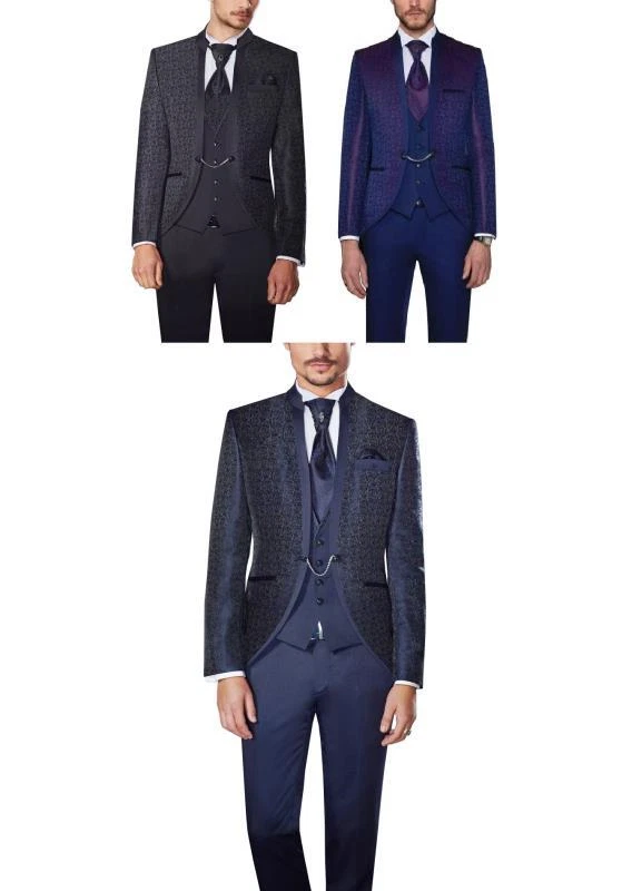 Gehrock Hochzeitsanzug Mao Kragen 6 teilig - Bild 3 von 3