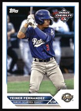 2023 Topps Pro Debut Yeiner Fernandez #PD-4 Rancho Cucamonga Quakes