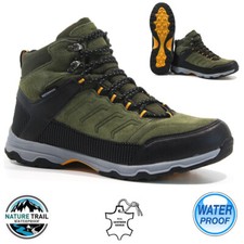 NUEVAS BOTAS DE SENDERISMO DE CUERO PARA…