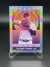 2021 Panini Chronicles Overdrive Holo Prizm #6 Gleyber Torres Yankees