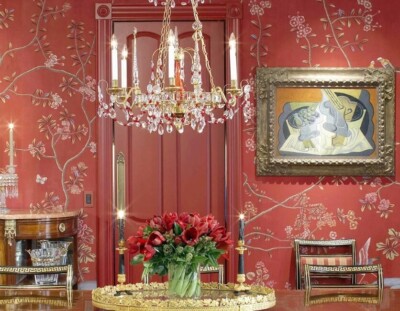 3D Red Branches G14454 Wallpaper Wall Murals Removable Self-adhesive Honey