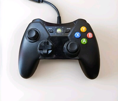 PowerA Microsoft XBOX 360 Black Wired Controller Model 1414135-02