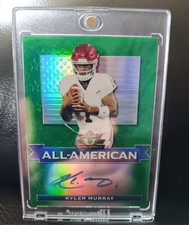 2019 leaf valiant Kyler Murray All American Rookie Auto Green /75