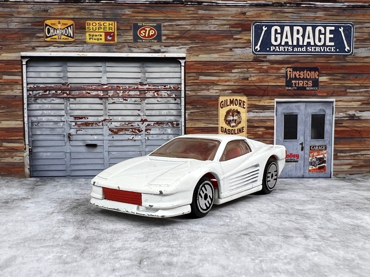 🇮🇹🇮🇹🇮🇹Hot Wheels White Ferrari Testarossa 1986 C1