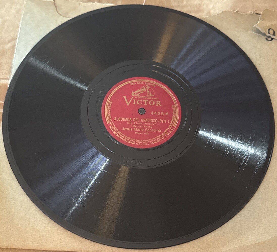 Victor 78 RPM Jesus Maria Sanroma - Alborada Del Gracioso 4425 E