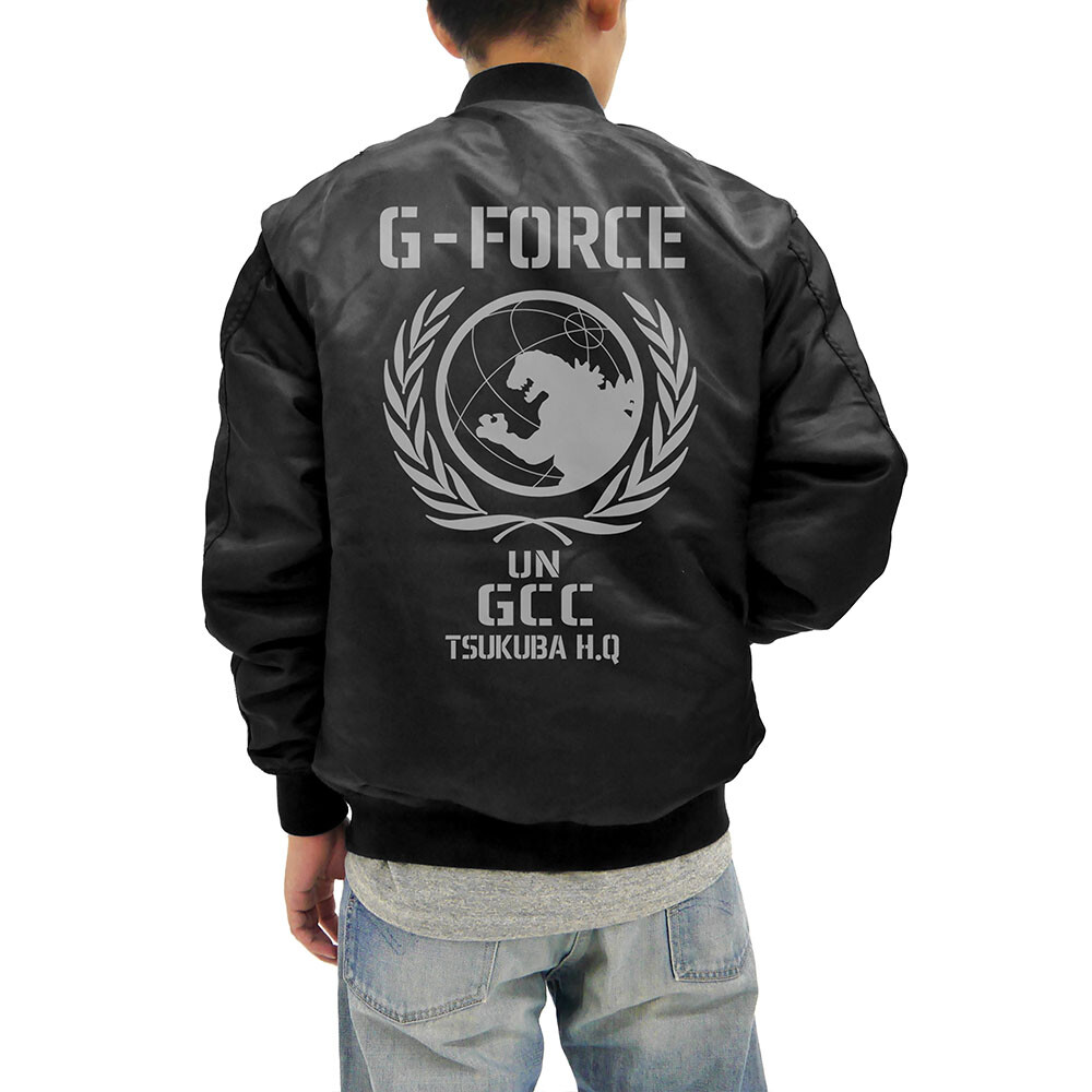 Godzilla store limited quantity G Force MA-1 Jacket Black Variety