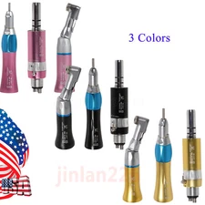 NSK Style Dental Contra Angle Straight Air Motor 4/2H Slow Speed Handpiece FAST